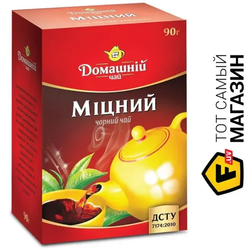 Чай чорний Домашній чай Міцний байховий, 90г