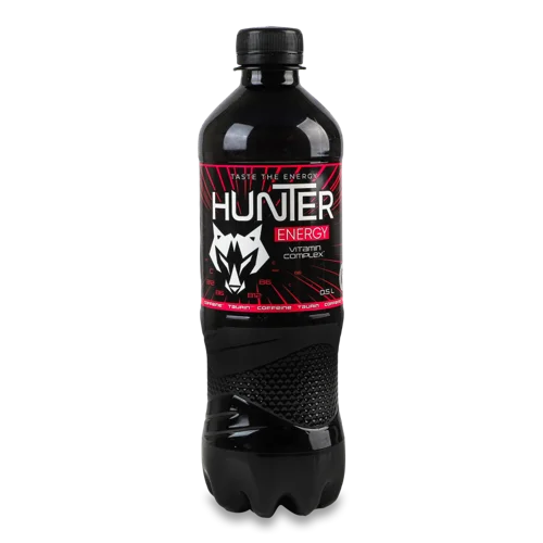 Енергетичний Напій Безалкогольний Сильногазований Crazy Berry Hunter, п/пл 0.5л