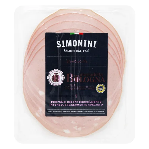 Ковбаса Simonini Vortadella Bologna нарізана 100г