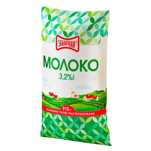 Молоко Злагода 3,2% 910г