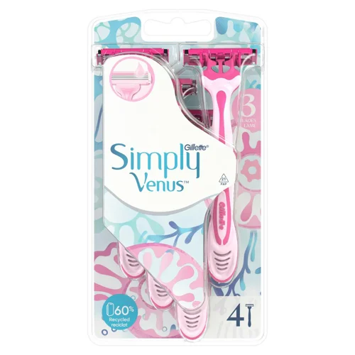 Бритви Gillette Venus 3 Simply одноразові 4шт