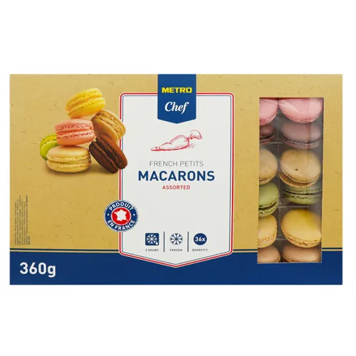 Тістечка Макарон асорті Metro Chef 10Г Х 36шт