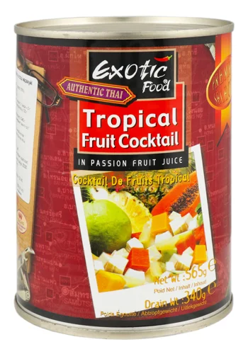 Коктейль Тропічний Фруктовий В Соці Маракуйї, в/ґ, з/б 565г