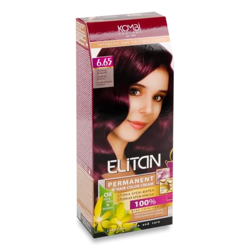 Крем-фарба Elitan intensive 6.65 Чарівний божоле