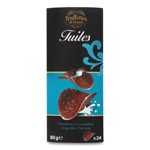 Чипси З Молочного Шоколаду Tuiles Truffettes De France, к/у 80г