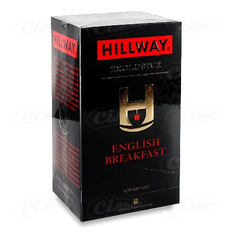 Чай чорний Hillway English Breakfast, 25*2г