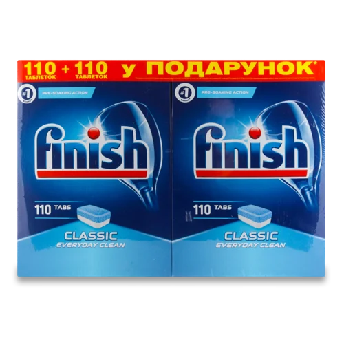 Таблетки Для Посудомийних Машин Classic Finish 2х110шт, в/ґ