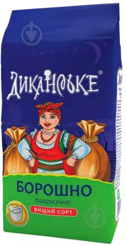 Борошно Диканське пшеничне вищого ґатунку, 1кг