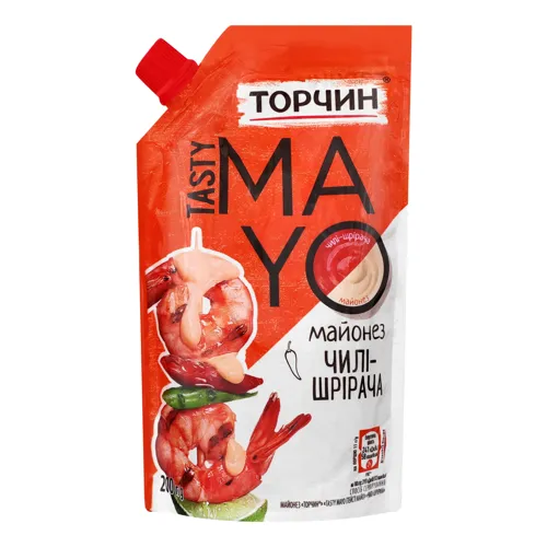 Майонез Чилі-Шрірача Tasty Mayo Торчин д/п 200г