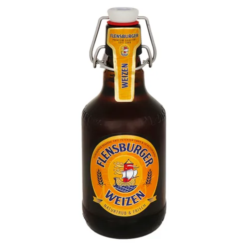 Пиво Flensburger Weizen нефільтроване, 0,33л