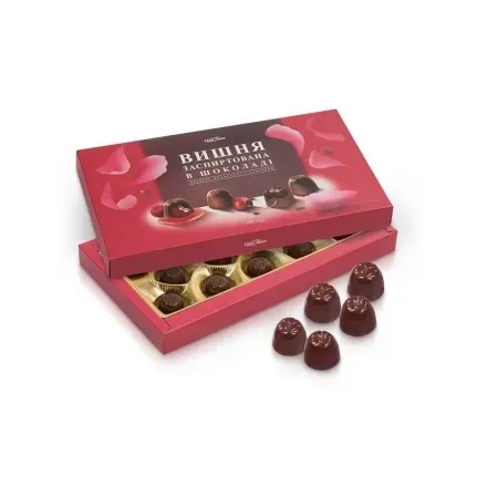 Цукерки шоколадні «Своя Лінія» Вишня заспиртована в шоколаді