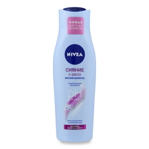 Шампунь для Волосся М'який Сяйво Та Турбота Nivea, 250мл