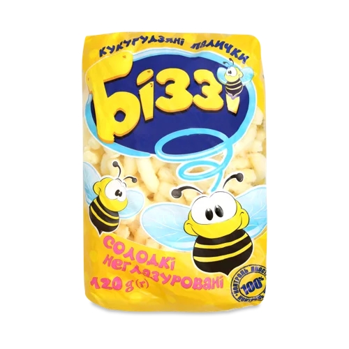 Кукурудзяні Палички Біззі Солодкі Неглазуровані, 100г