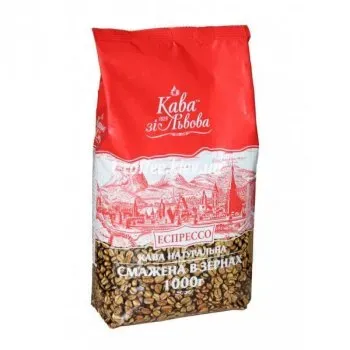 Кава в зернах Кава зі Львова Еспрессо 1 кг.