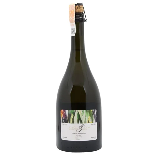 Вино ігристе Mtsvane Estate Pet-Nat Tsolikauri-Tsitska біле брют 11,7% 0,75л