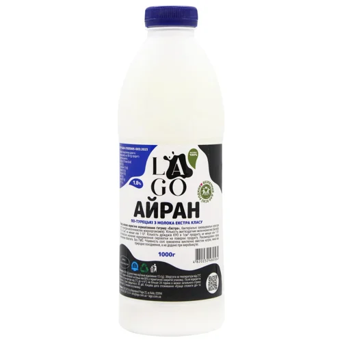 Айран Lago По-Турецькі 1,8% 1кг