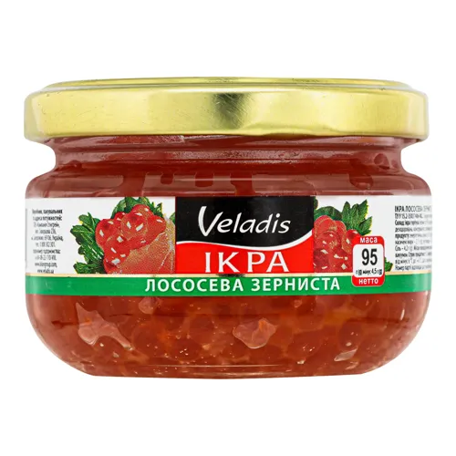 Ікра лососева зерниста Veladis с/б 95г