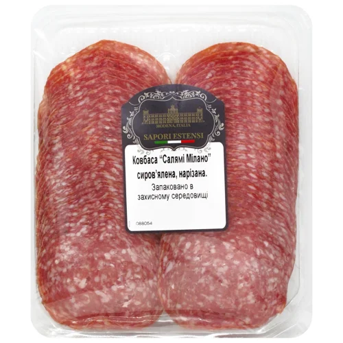 Ковбаса Simonini Салямі Мілано сиров'ялена нарізка 250г
