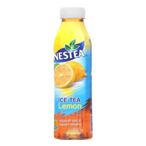 Холодний чорний чай зі смаком лимону Nestea Ice Tea PET 0,5л