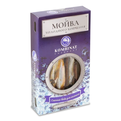 Мойва Вищого Ґатунку Варено-Копчене, Картонна Упаковка, 0.2 кг