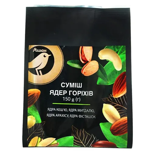 Суміш ядер горіхів Ашан 150г