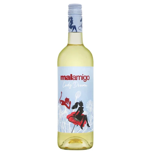 Вино Malamigo Lady Drama біле напівсолодке 12,5% 0,75л
