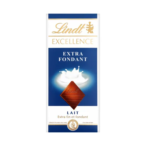 Шоколад молочний Extra Fondant Excellence Lindt к/у 100г