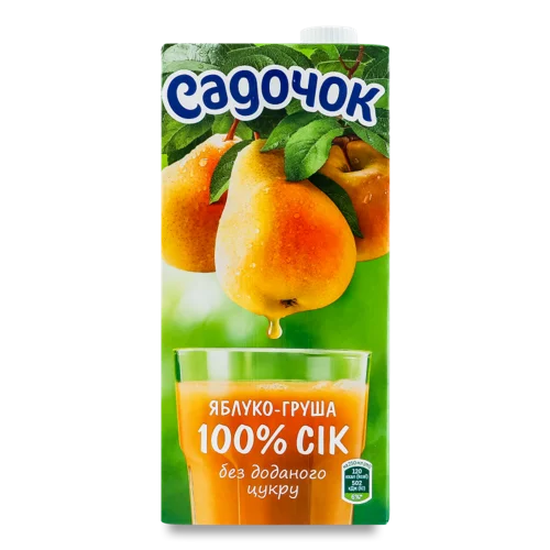 Сік Невіджатий Яблуко-Груша, т/п 0.95л