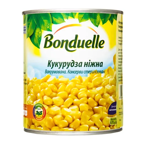 Кукурудза ніжна Bonduelle з/б 670г