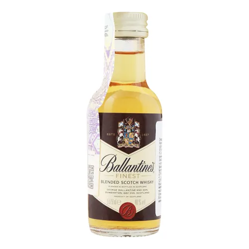 Віскі шотландський купажований Finest Ballantines 0.05л 40%