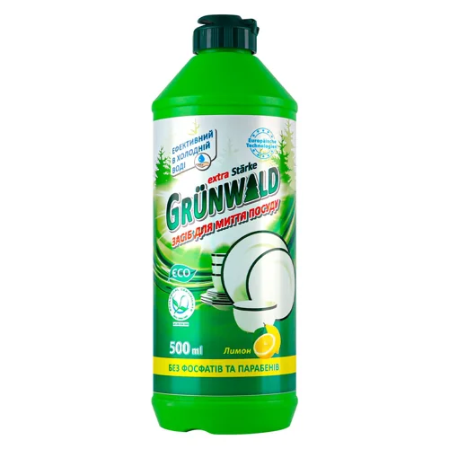 Засіб для миття посуду Grunwald лимон 500мл