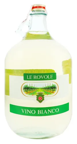Вино 5л 10% біле сухе Le Rovole пл