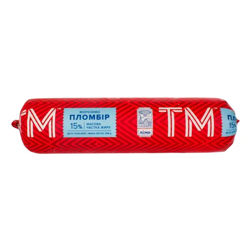 Морозиво 15% Пломбір Твоє морозиво м/у 700г