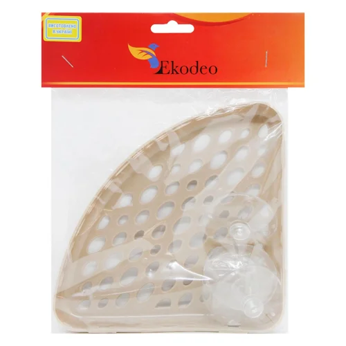 Поличка Ekodeo Polo бежева кутова
