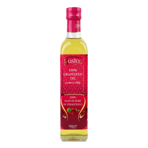 Олія З Виноградних Кісточок GustoLu, Натуральна, В/Пл, 500мл