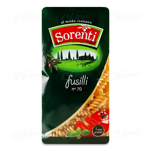 Вироби макаронні Sorenti Fusilli №70, 400г