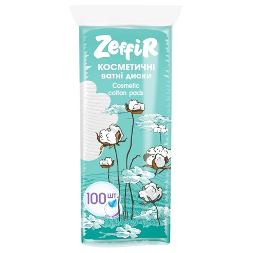 Диски ватні Zeffir косметичні 100шт