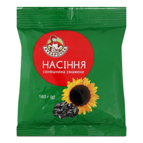 Насіння Соняшника Смажене, В/ґ, 180 Г