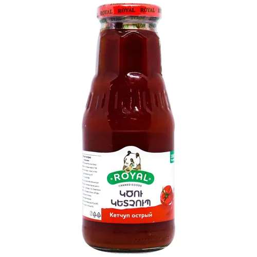 Кетчуп Royal гострий 350г