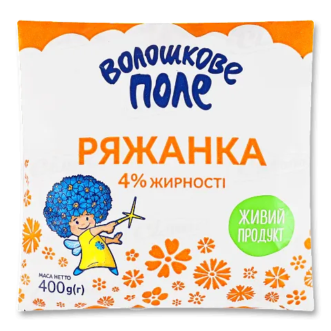 Ряжанка Волошкове поле Домашня 4% п/е, 400г