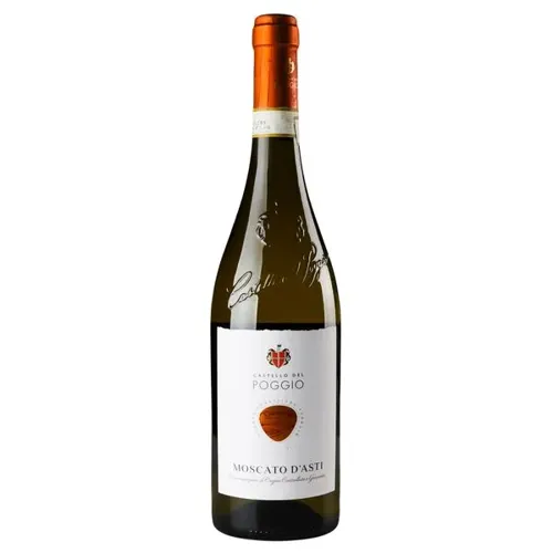 Вино ігристе Castello del Poggio Moscato d'Asti, біле, 5%, 0,75л
