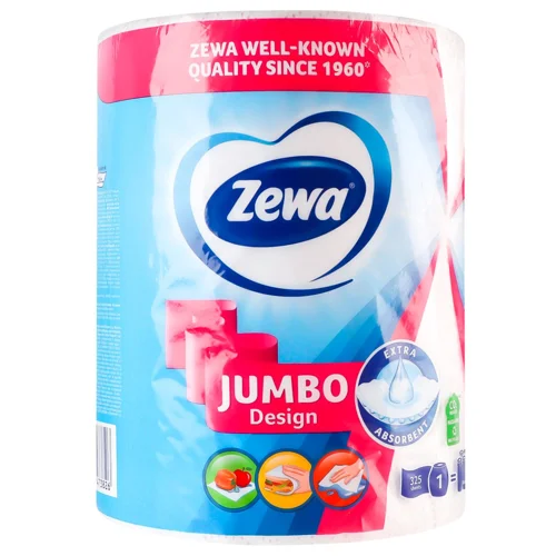 Рушники паперові Zewa Jambo Decor 325 аркушів