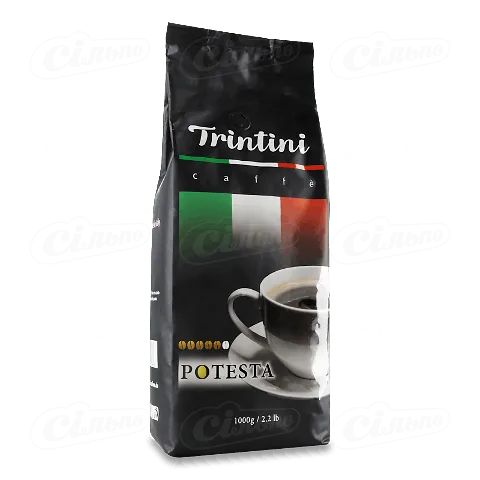 Кава зернова Trintini Caffee Potesta смажена, 1000г