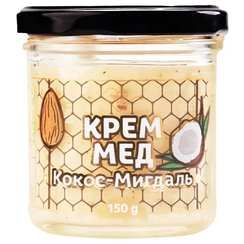 Крем-мед Honey Alliance Кокос-Мигдаль 150г