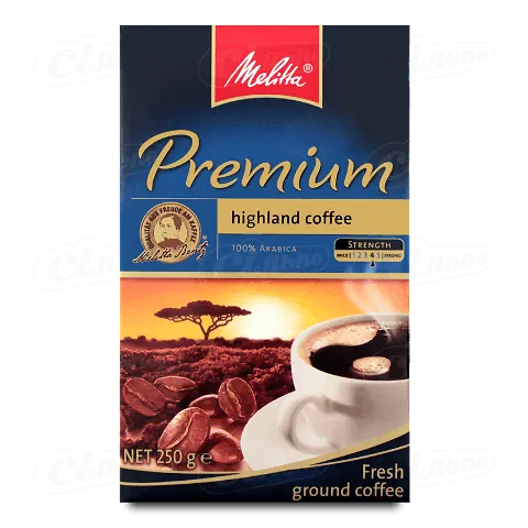 Кава мелена Melitta Premium смажена, 250г