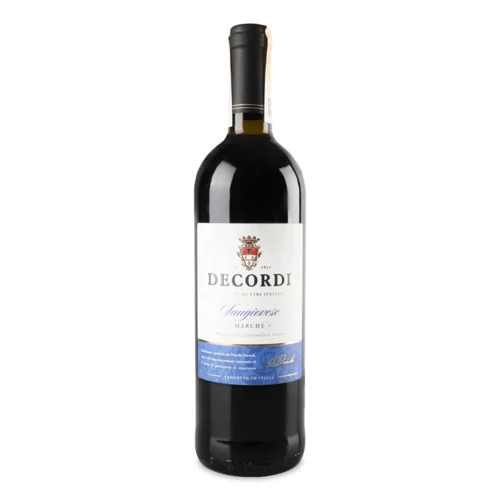 Вино Decordi Sangiovese червоне сухе 0,75л