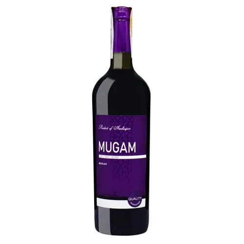Вино Mugam Мерло червоне сухе 12-14% 0,75л