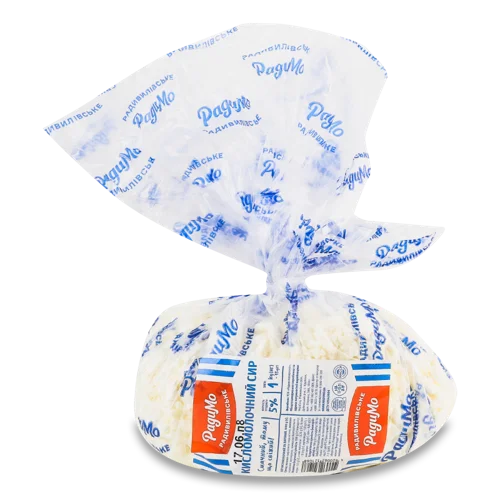 Сир Кисломолочний 5 Відсотків РадиМо, 1кг