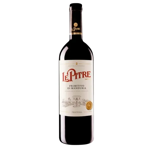 Вино LePitre Primitivo de Manduria червоне сухе 11-14,5% 0,75л