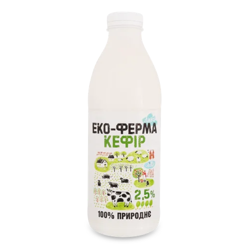 Кефір Пастеризований Еко-Ферма Диво 2.5%, 1л